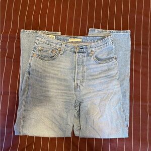 Levi's Light Blue Straight Leg Jeans